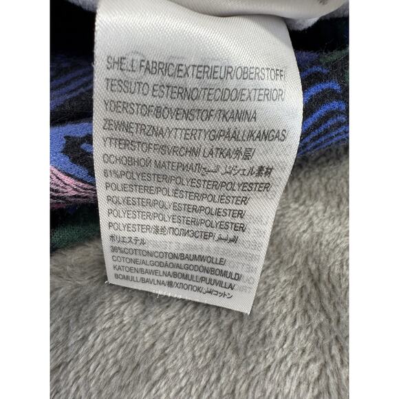 FARM Rio Tropical Lilac Mixed Prints Oversized Sweatshirt Sz Small Cotton - Picture 10 of 10